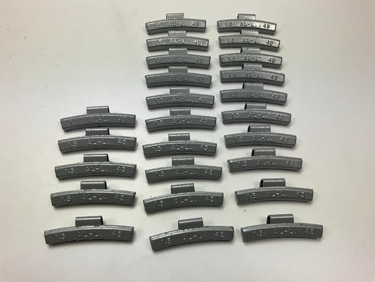 Camel 27-615 Wheel Weights. 1-1/2 Oz, 25 / Pack