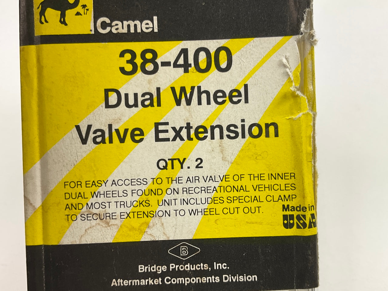 Camel 38-400 Dual Wheel Valve Stem Extension, 2-pack