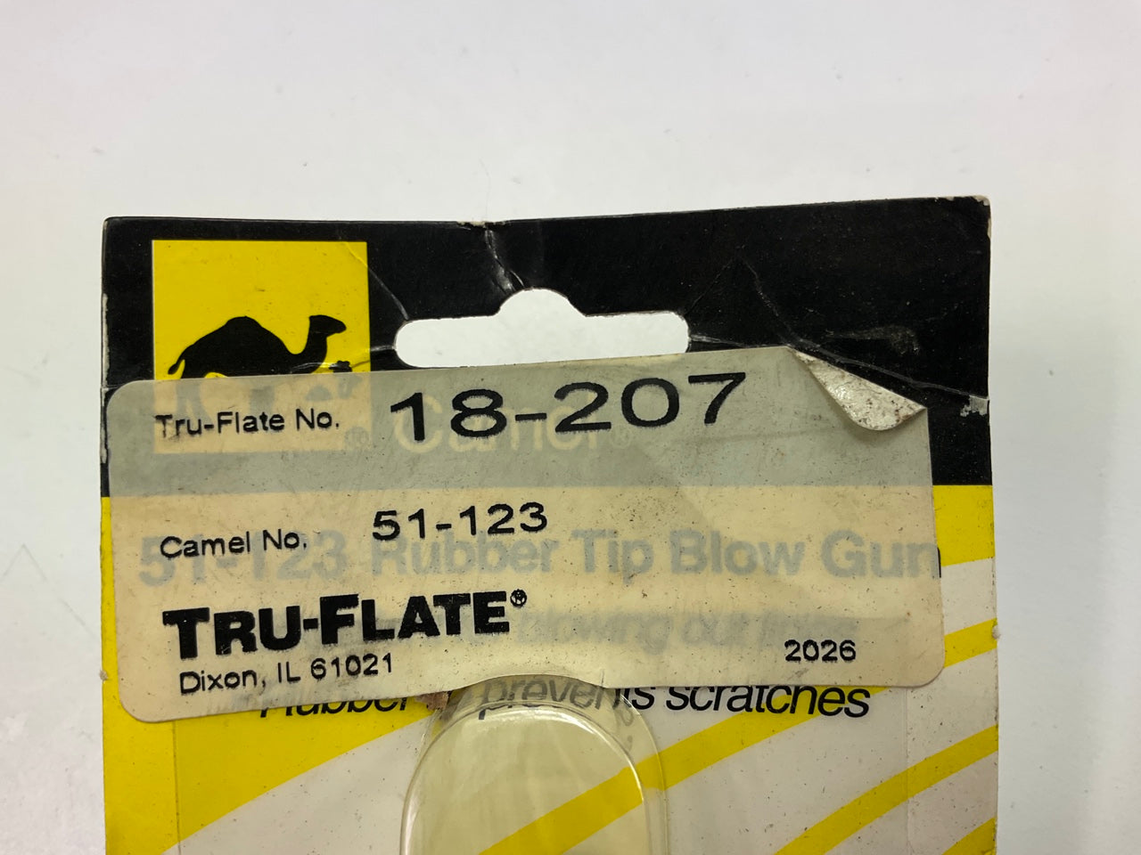 Camel 51-123 Rubber Tip Air Blow Gun, 1/4'' Inlet