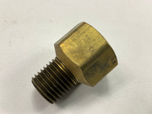 (10) Camel Brass Reducer 3/8 NPT(M) X 1/4 NPT(F) Reducer Bushing Gauge Adapter