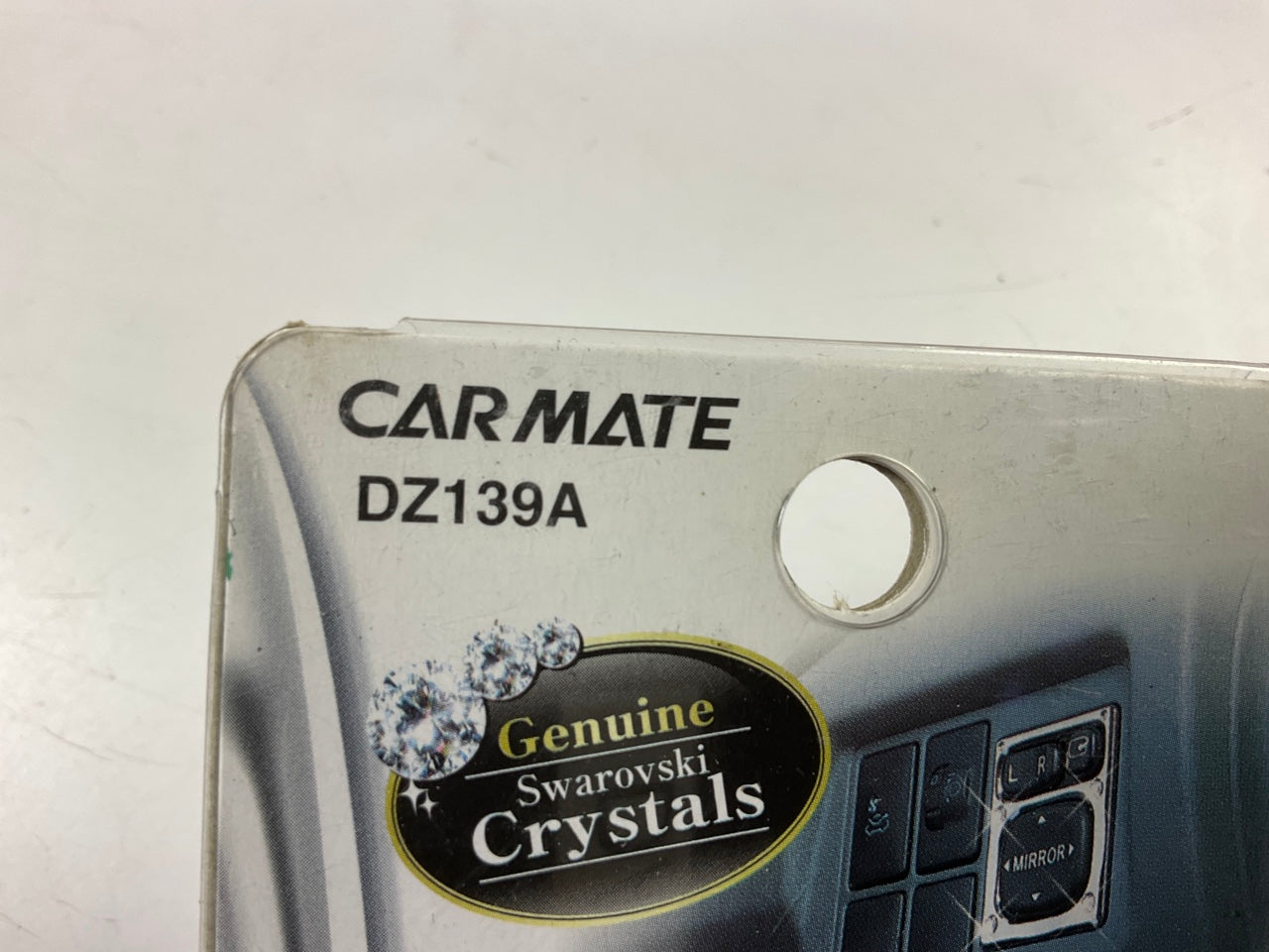 Car Mate DZ139A Dress Up Mirror Adjust Switch Panel Chrome Bezel For Most Toyota