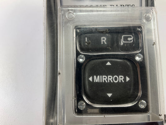 Car Mate DZ140A Side Mirror Switch Panels Black/Chrome Dress Up For Most Toyotas