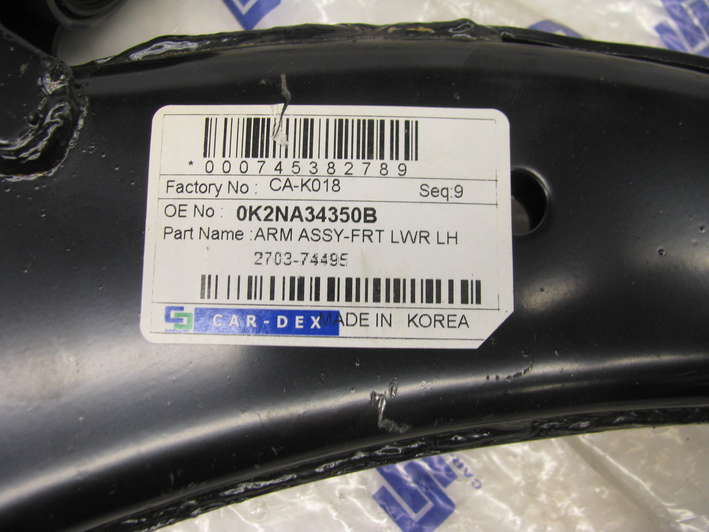 Cardex CA-K018 Left Front Lower Control Arm For 2000-2004 Kia Spectra