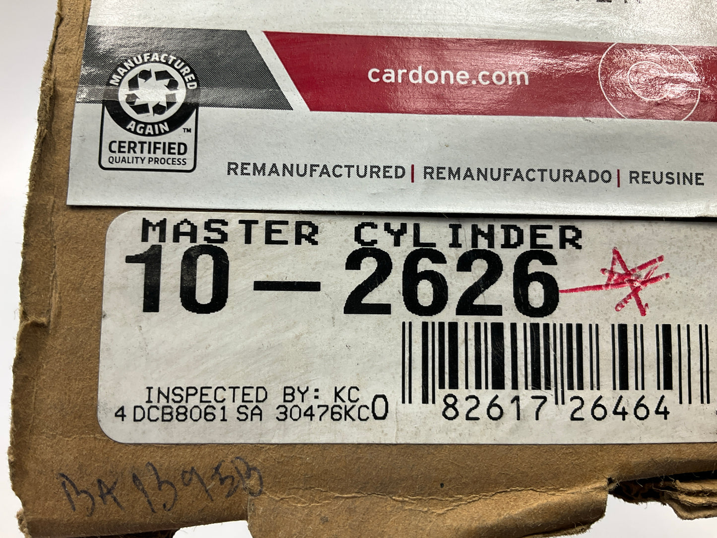 REMAN. Cardone 10-2626 Brake Master Cylinder For 1993-1995 Ford Taurus SHO AUTO