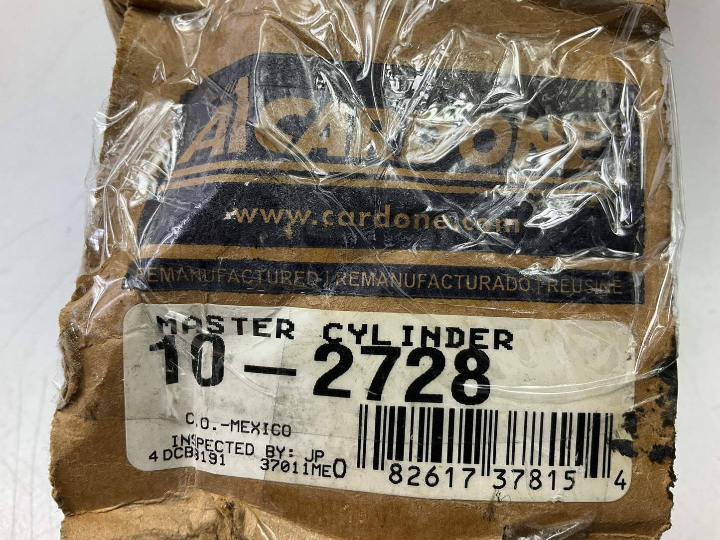 REMAN. Cardone 10-2728 Brake Master Cylinder M390245, F131469, F131469