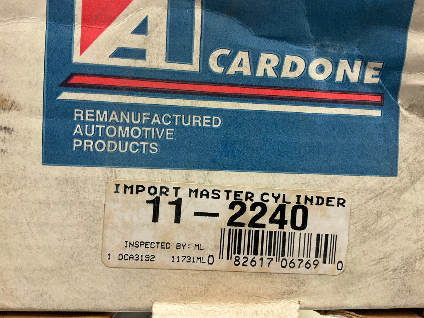Cardone 11-2240 Brake Master Cylinder - 1988-1989 Celica ALL-TRAC TURBO W/O ABS
