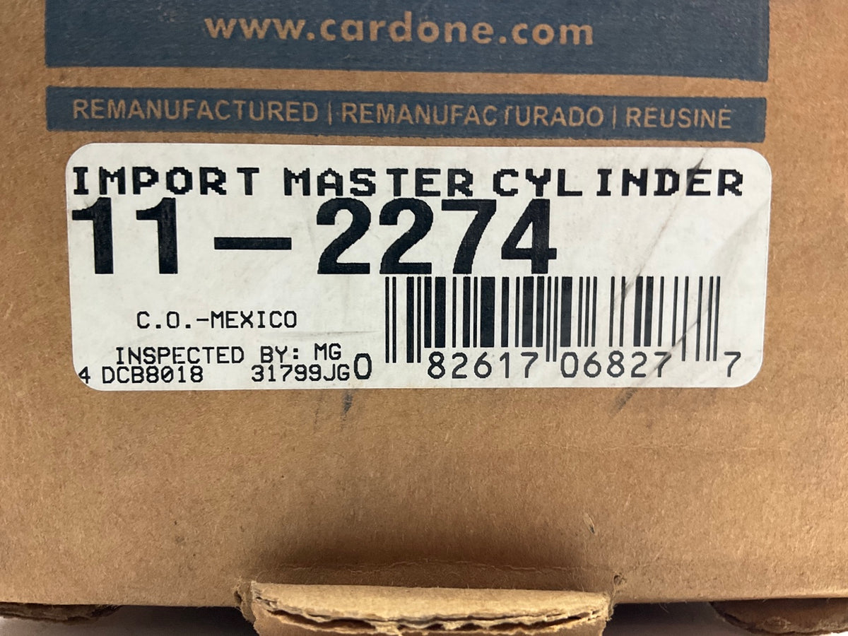 REMAN. Cardone 11-2274 Brake Master Cylinder