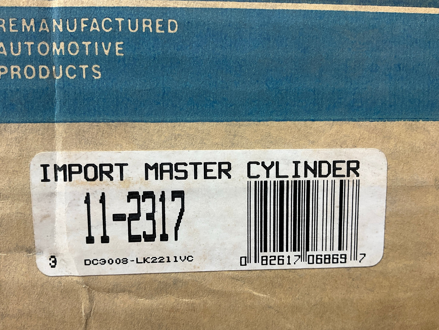 REMAN. Cardone 11-2317 Brake Master Cylinder For 1988-1991 Subaru XT