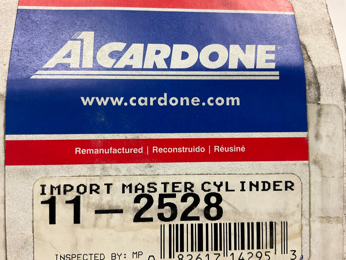 REMAN. Cardone 11-2528 Brake Master Cylinder W/O Reservoir - 1990-1991 Camry