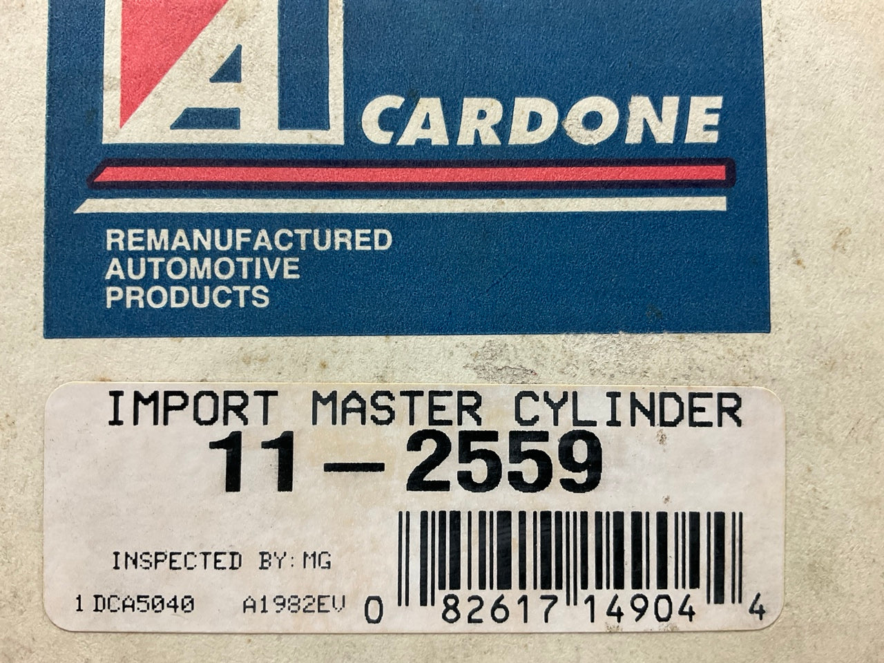 REMAN. Cardone 11-2559 Brake Master Cylinder For 1990-1994 Eagle Talon