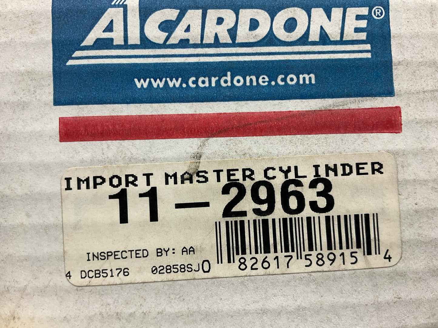 REMAN. Cardone 11-2963 Brake Master Cylinder For 2000-2001 Nissan Frontier 4WD