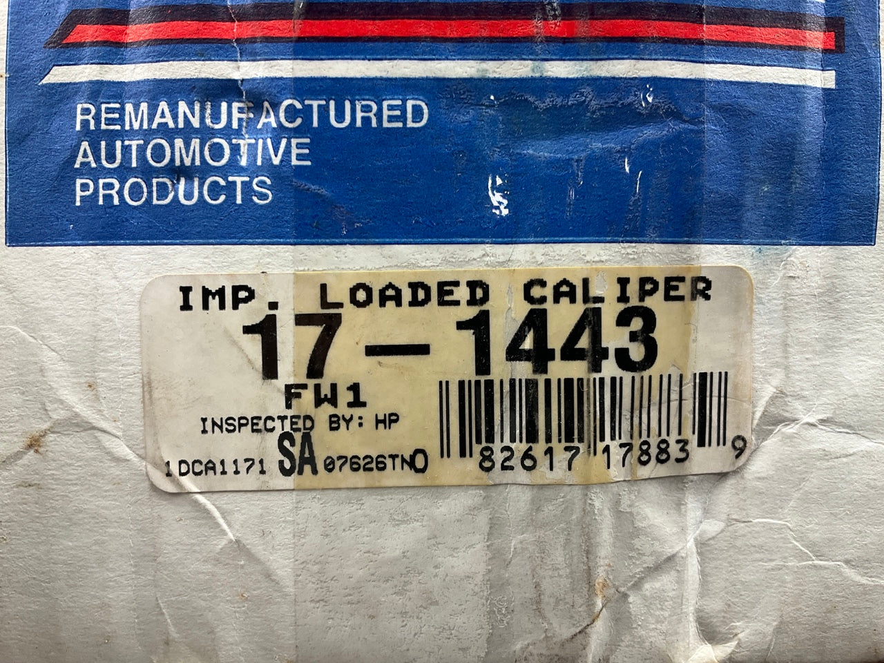 REMAN. Cardone 17-1443 Front Left Brake Caliper For 91-94 Sentra SE-R 2.0L ONLY