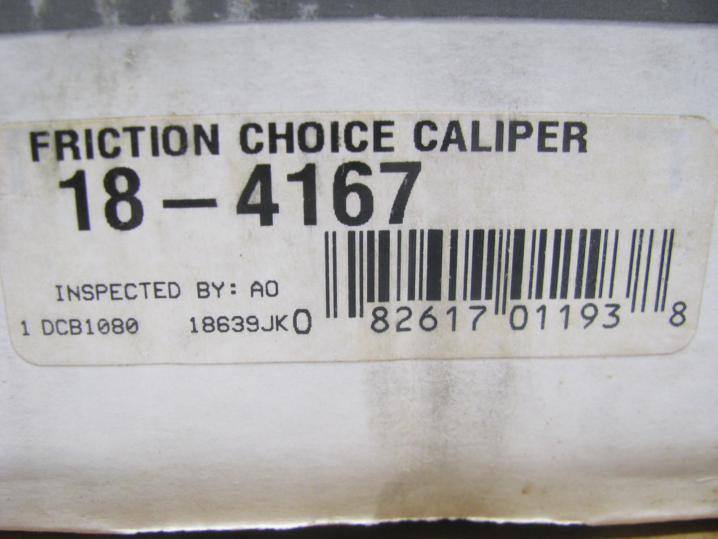Cardone 18-4167 Remanufactured Disc Brake Caliper - Front / Rear Left