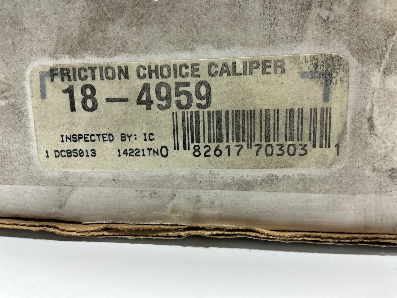 REMAN. Cardone 18-4959 Rear Left Brake Caliper (Without Bracket)