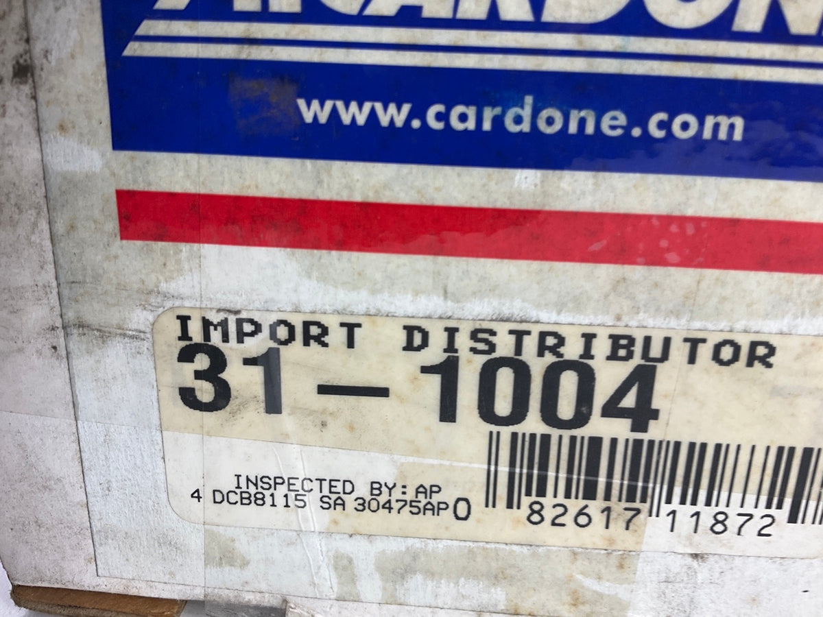 REMAN. Cardone 31-1004 Ignition Distributor