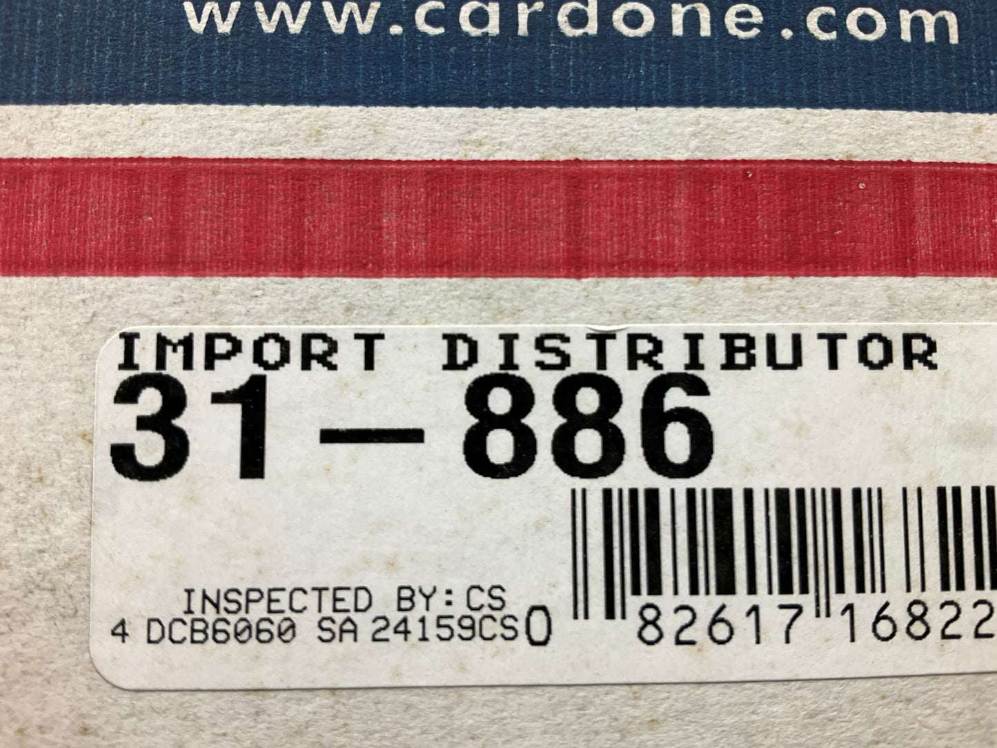 REMAN. Cardone 31-886 Distributor For 1988-1989 Mazda 929