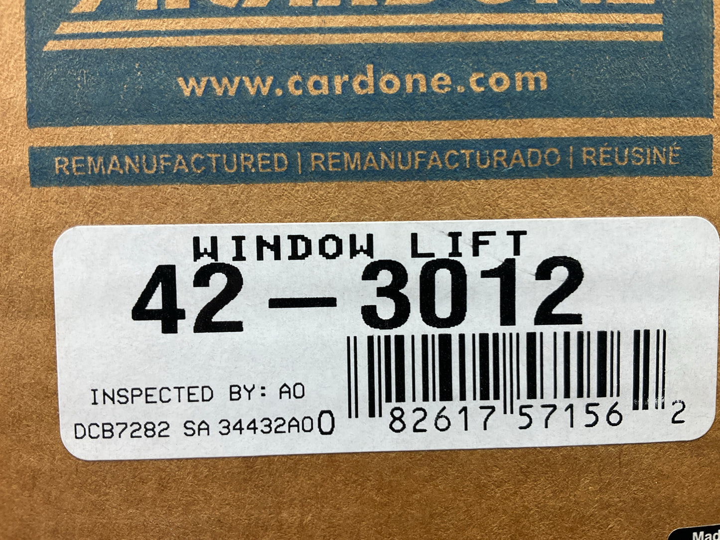 REMAN Cardone 42-3012 Front Or Rear Right Power Window Motor 2000-02 Lincoln LS