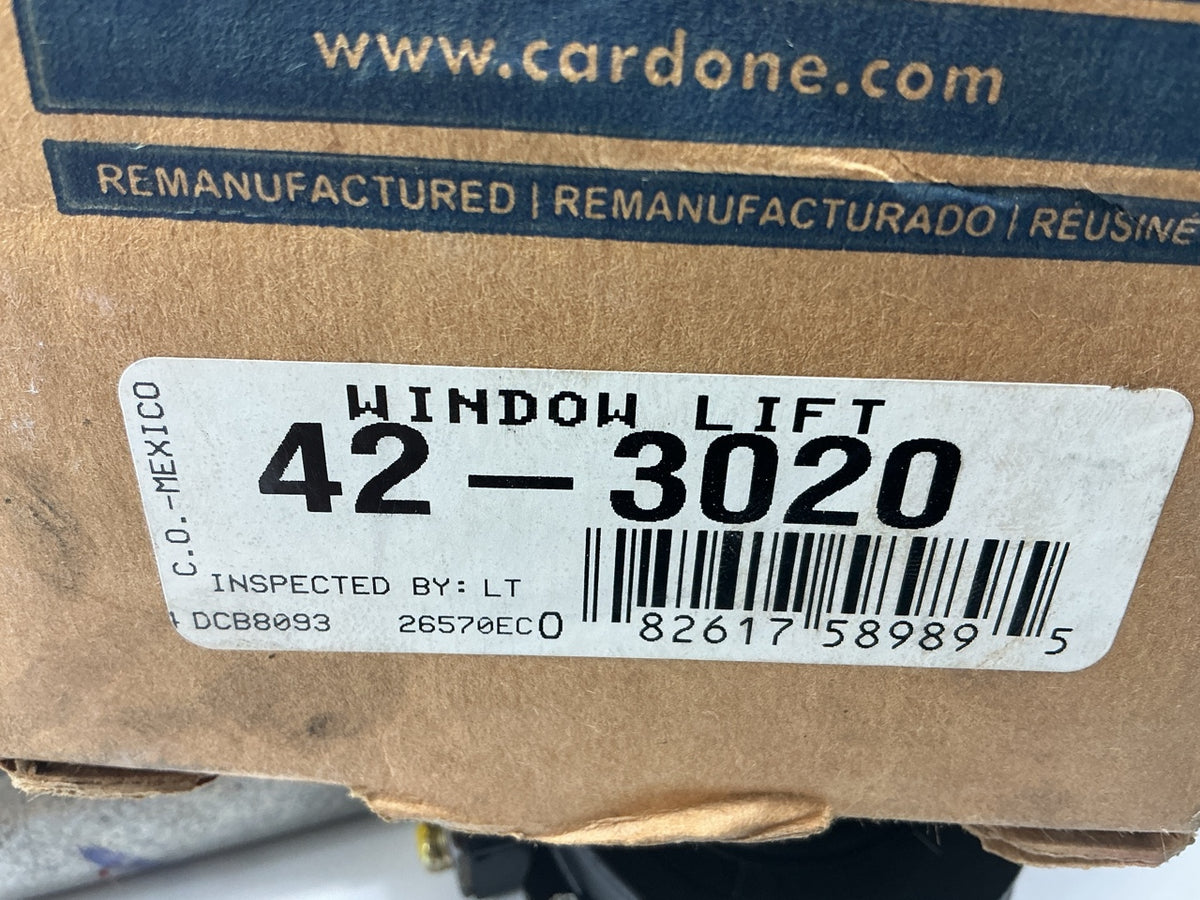REMAN. Cardone 42-3020 Front Right Power Window Motor 1999-2002 Villager, Quest