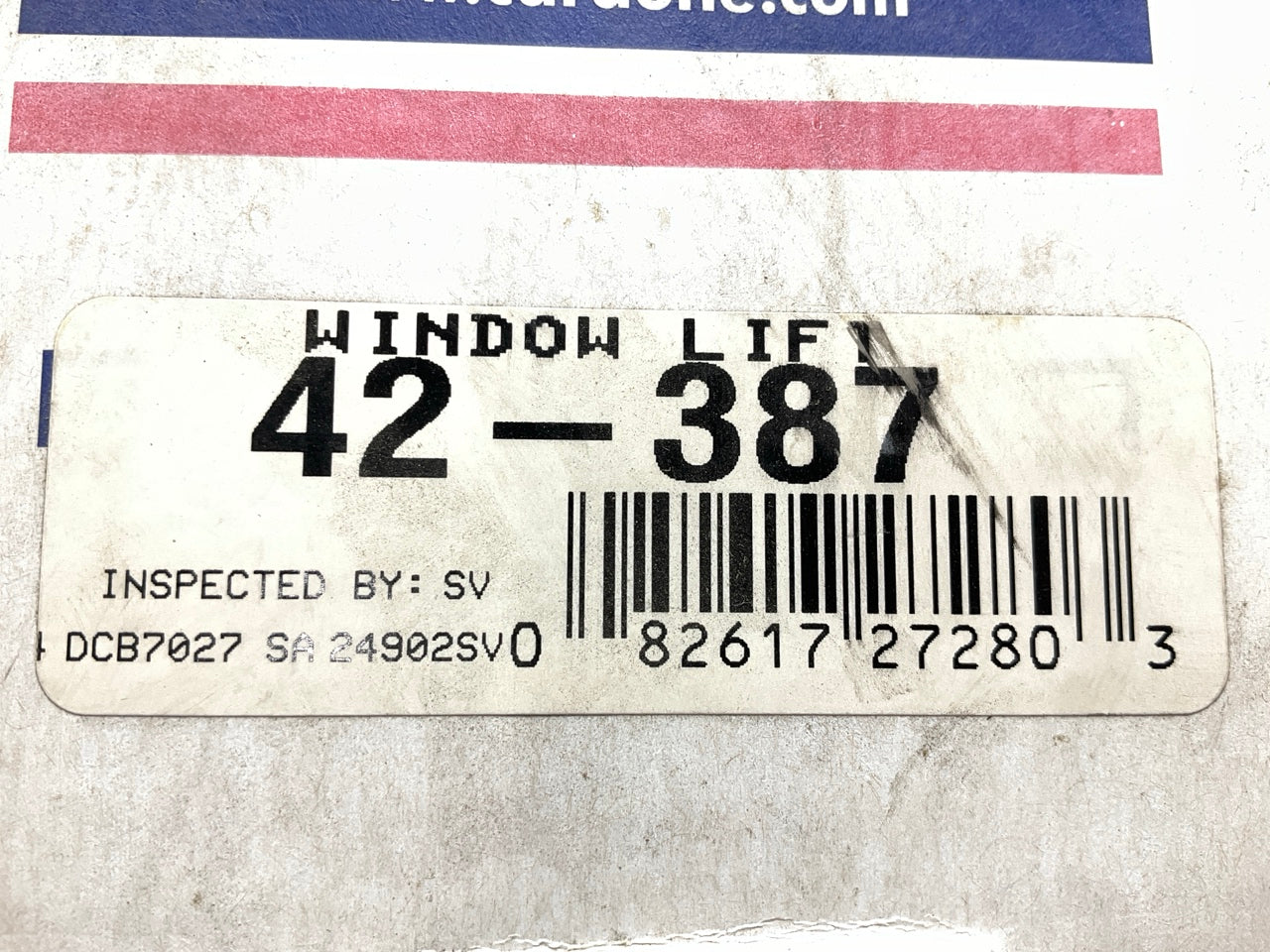 REMAN. Cardone 42-387 Rear Left Power Window Motor For 92-94 Chrysler Mini-van