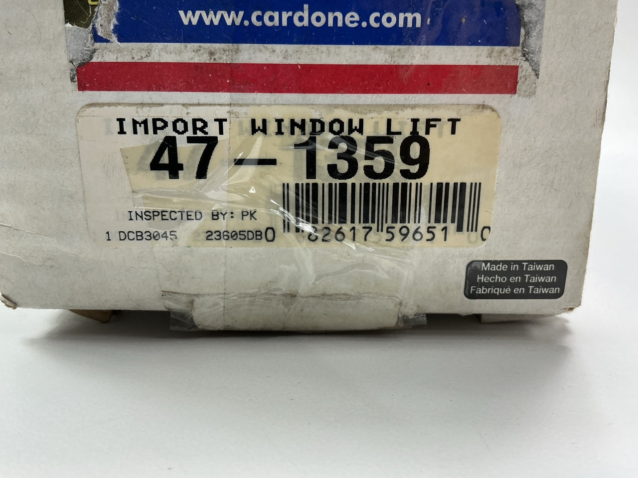 REMAN. Cardone 47-1359 Left Drivers Side Power Window Motor