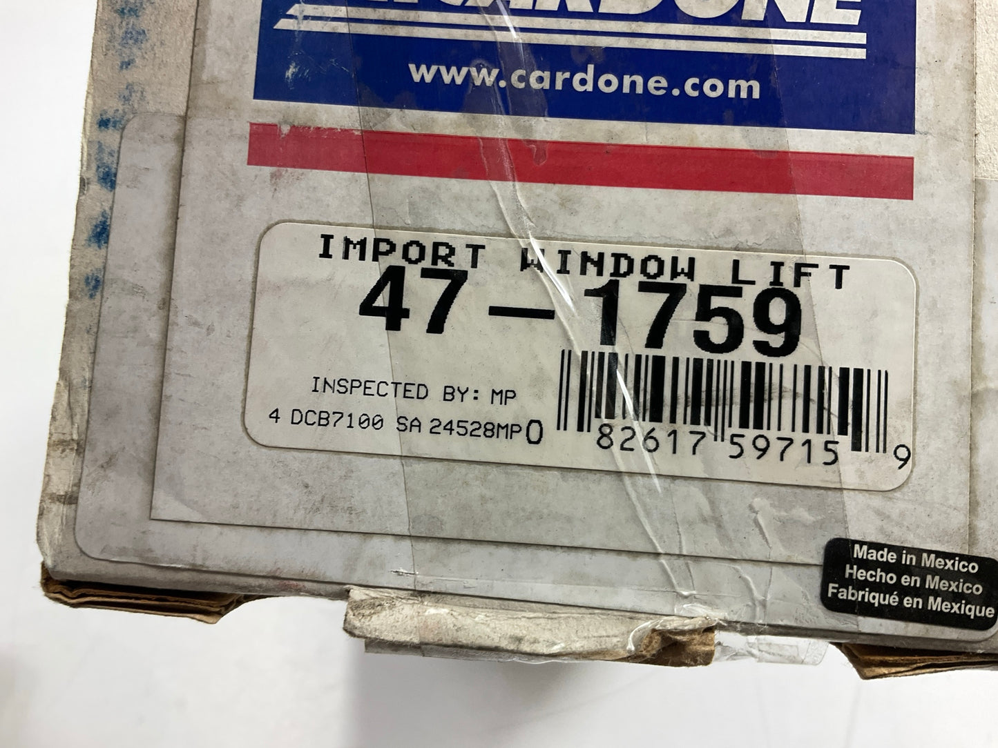 REMAN. Cardone 47-1759 Right Power Window Motor For 1995-2000 Mazda Millenia