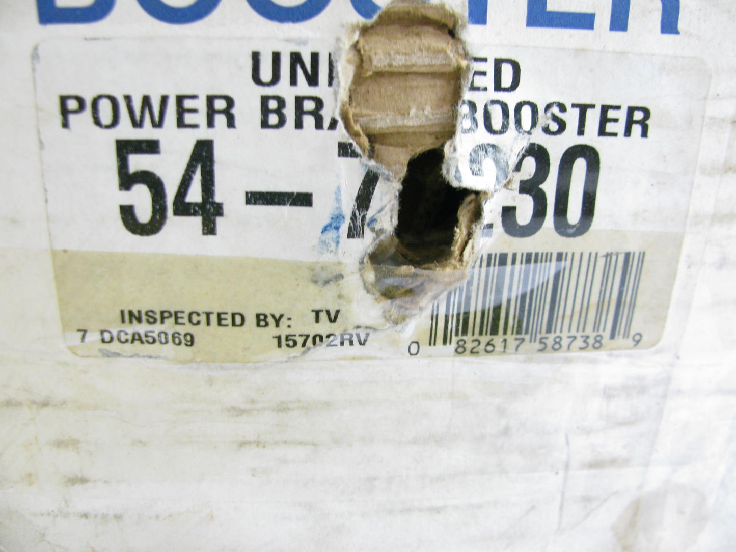 REMAN. Cardone 54-74230 Power Brake Booster