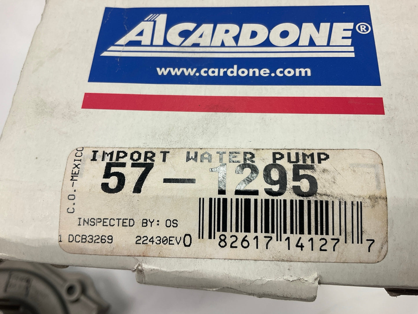 REMAN. Cardone 57-1295 Water Pump For 1990-2002 Honda 2.2L 2.3L