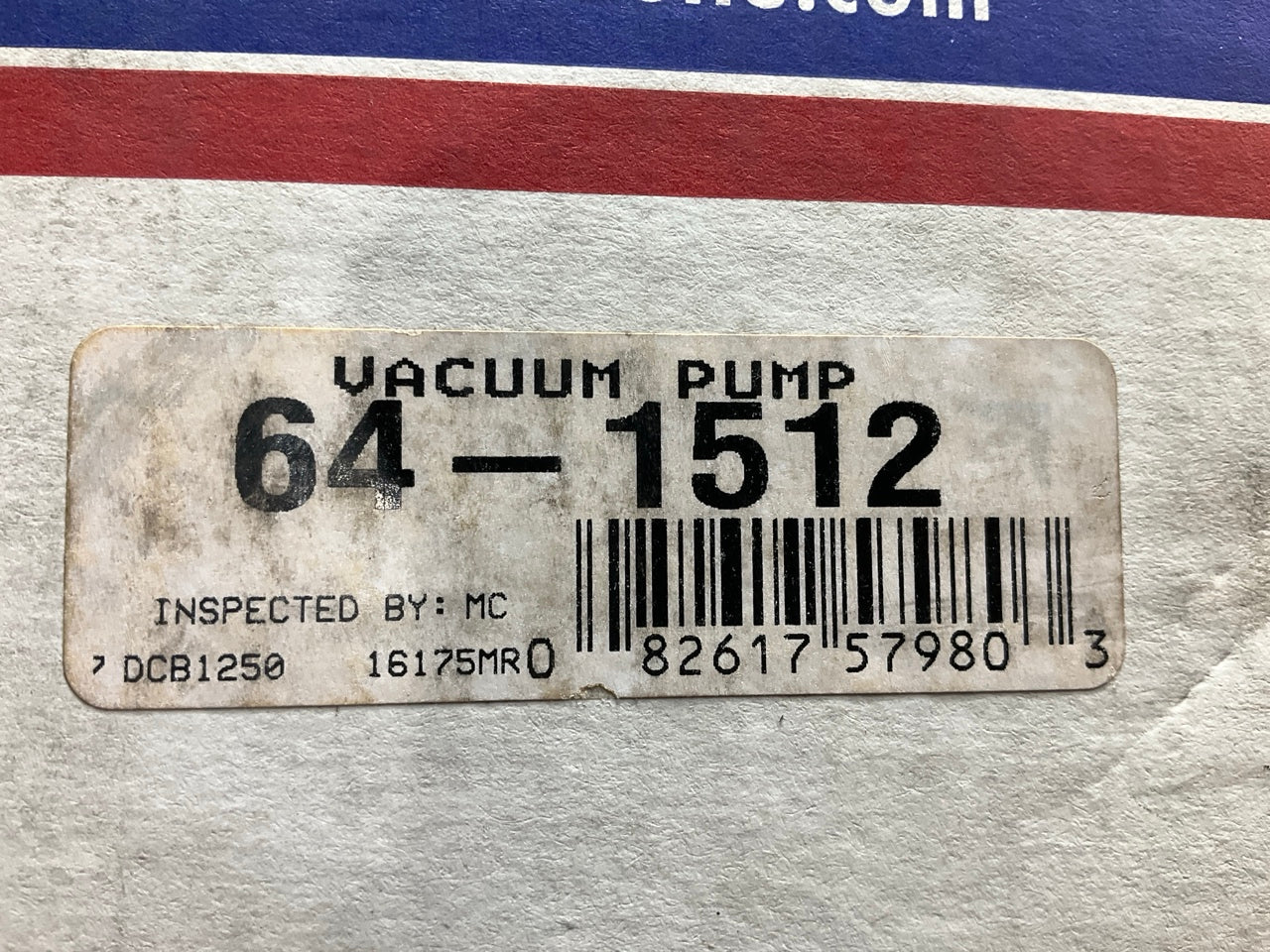 REMAN. Cardone 64-1512 Vacuum Pump - 1983-1990 GMC W/ 8.2L Detroit Diesel Engine