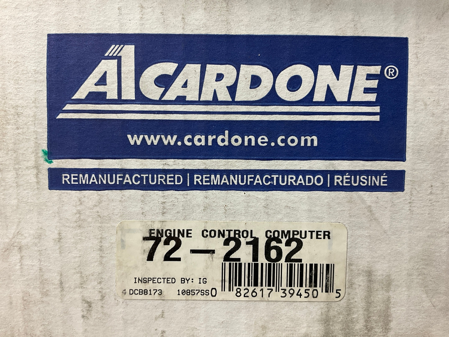 REMAN Cardone 72-2162 Engine Computer Control Module ECM 1990 Honda Accord 2.2L