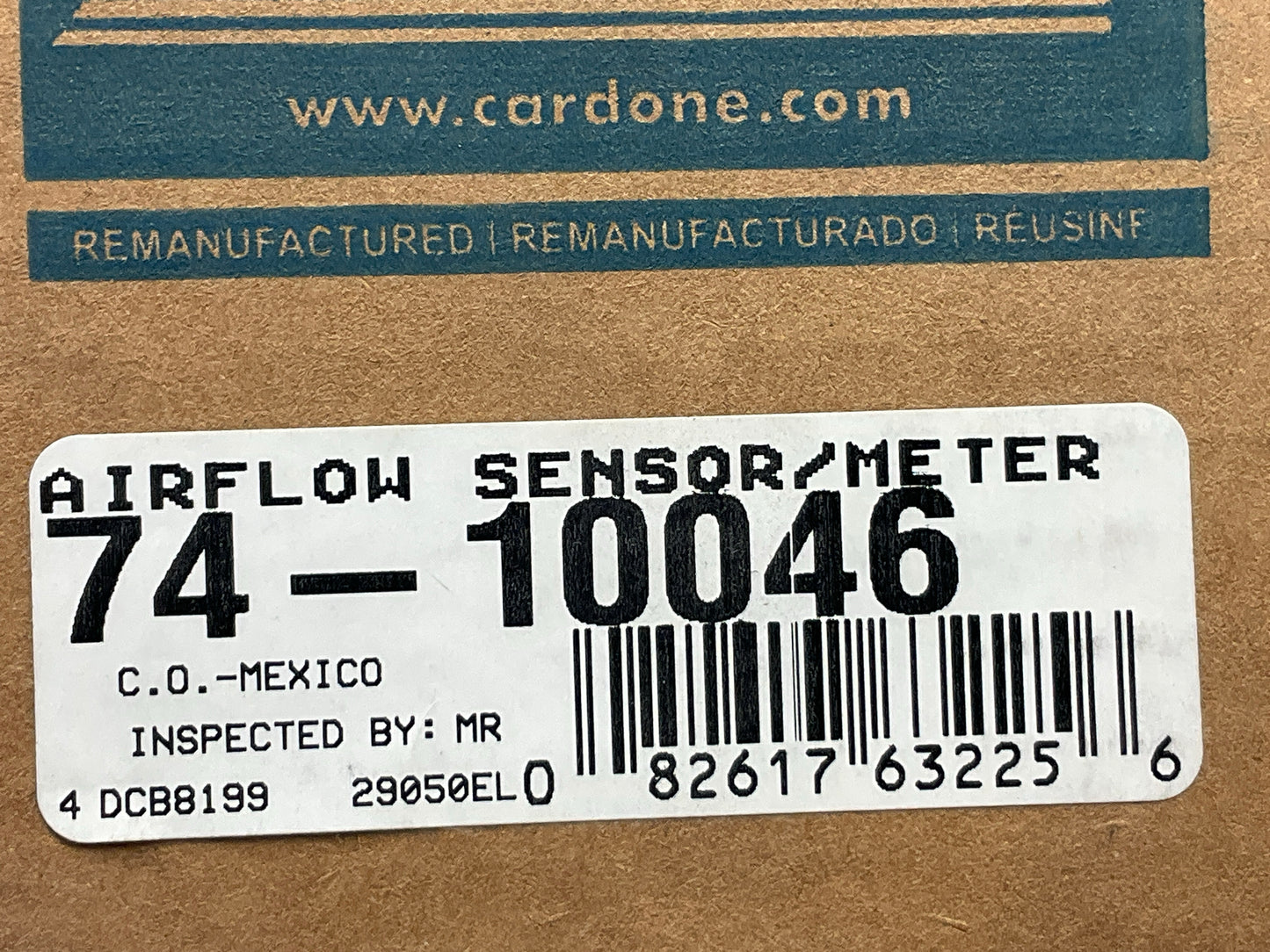REMAN. Cardone 74-10046 MAF Mass Air Flow Sensor For Nissan 1.6L DOHC FWD