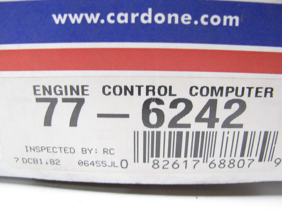 REMAN Cardone 77-6242 Engine Control Computer Module - REQUIRES VIN PROGRAMMING
