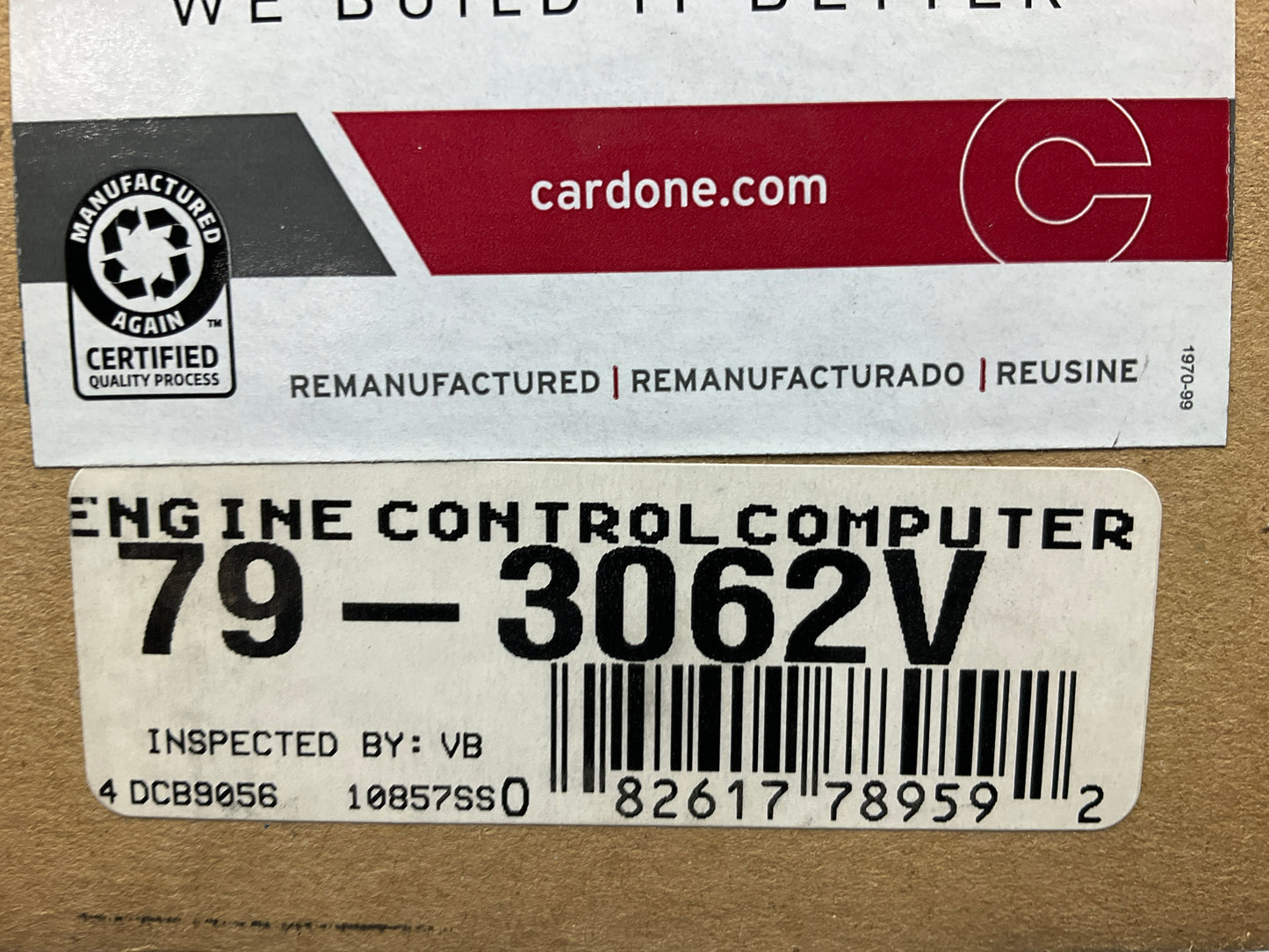 Cardone 79-3062V Engine Computer Control Module ECM 2003 PT Cruiser 2.4L DOHC