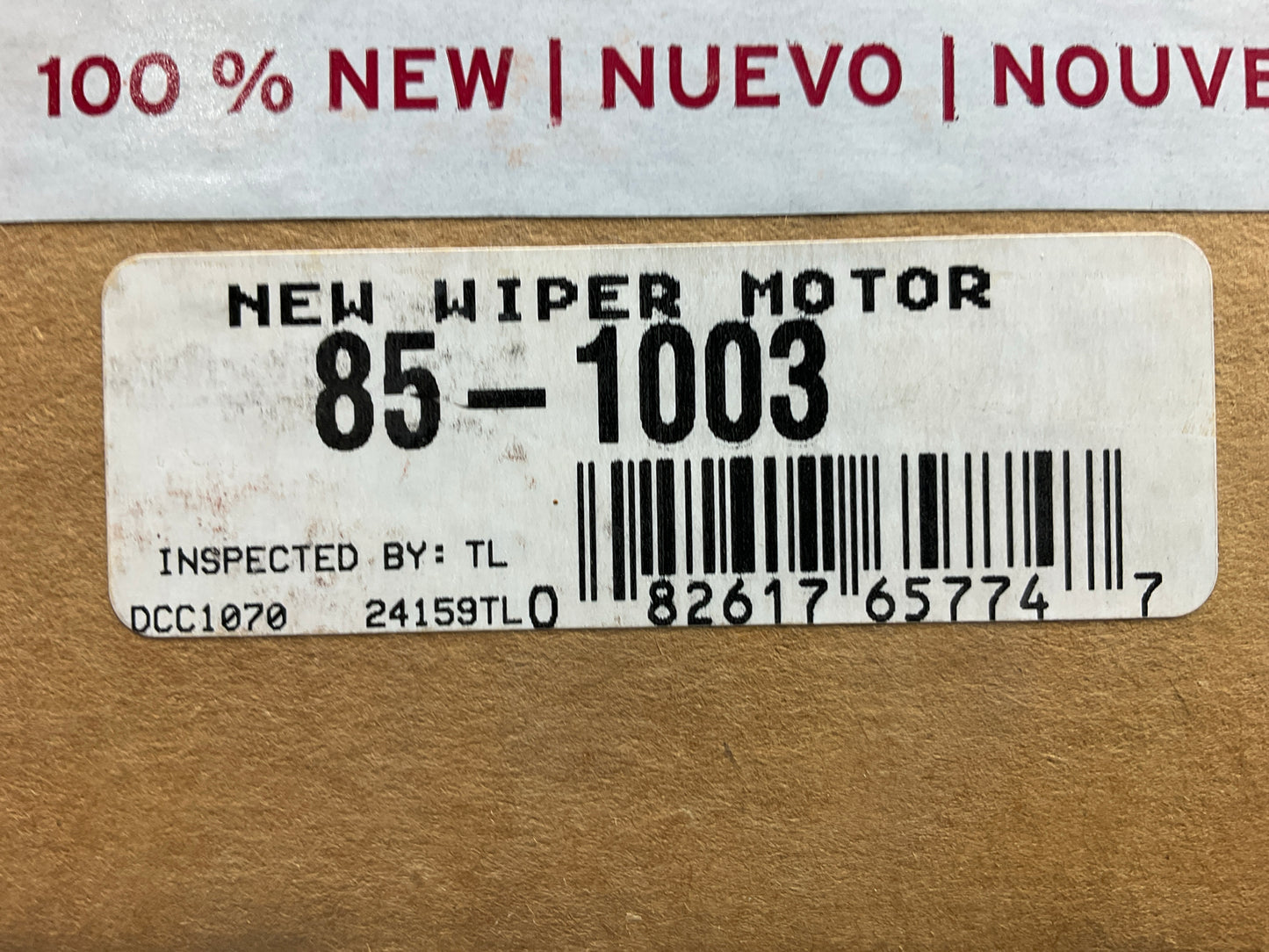 Cardone 85-1003 Windshield Wiper Motor - 1994-2005 Chevy Astro, GMC Safari