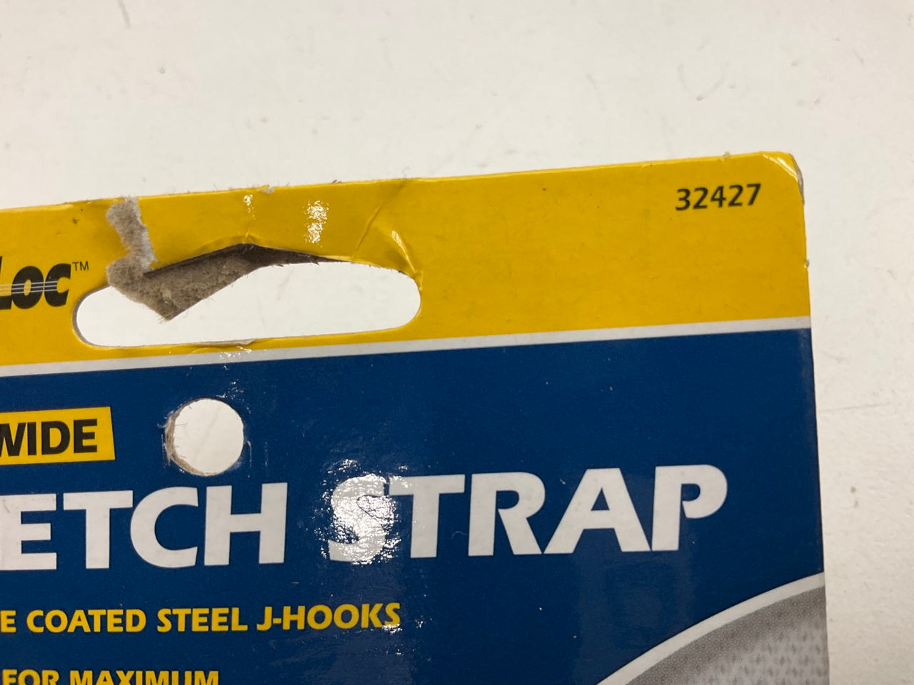 Cargoloc 32427 2'' X 36'' Stretch Strap - Coated Steel J-Hooks