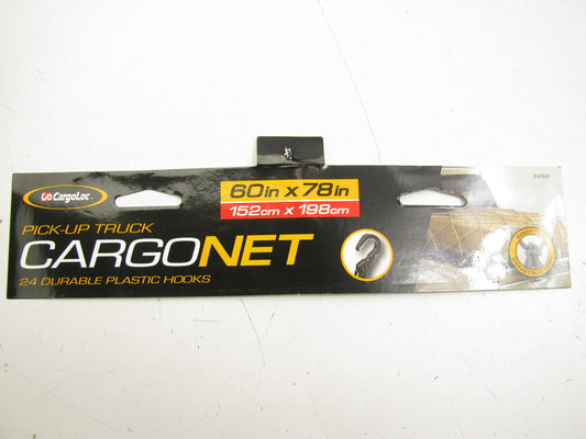 CargoLoc 84062 Pickup Truck Bed Cargo Net 60''x78'', 24 Hooks