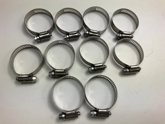 (10) Carquest 1024CHC Hose Clamps - For 7/8'' - 1-3/8'' Hose, 1''-2'' Clamp Range