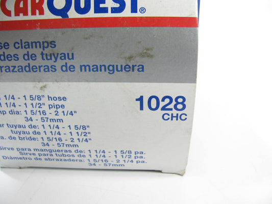 (10) Carquest 1028 Worm Gear Hose Clamp - 1-1/4'' - 1-5/8''