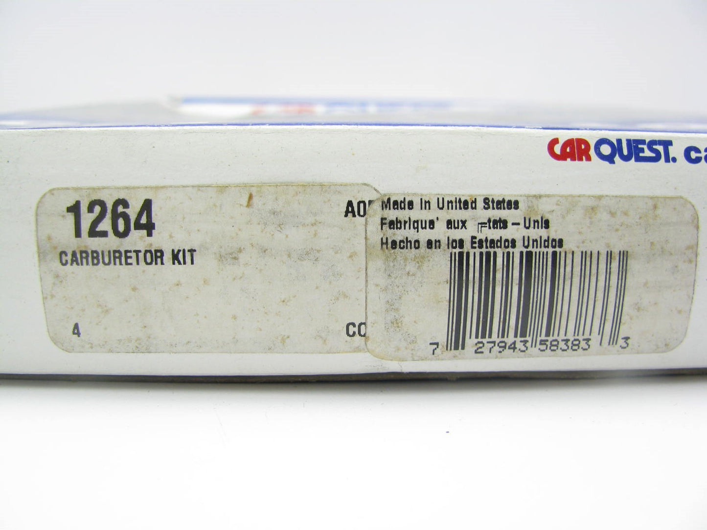 Carquest 1264 Carburetor Rebuild Kit 80-84 GM Rochester 2BBL E2MC E2ME M2MC M2ME