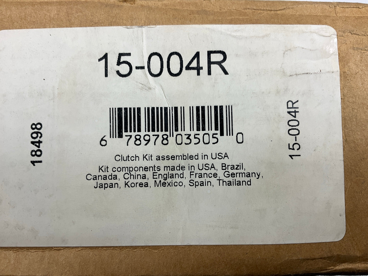 Carquest (Made By RhinoPac) 15-004R Premium Clutch Kit