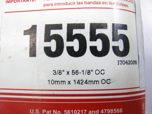 Carquest 15555 Accessory Drive Belt - 0.44'' X 55.50'' - 36 Degree