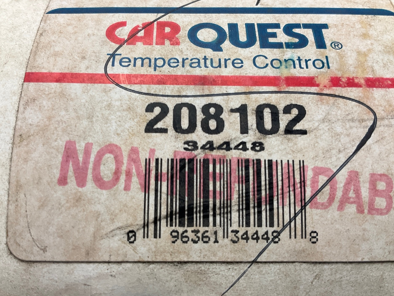 Carquest 208102 / 34448 Inline A/C Filter - #8 X #8 - Push On For 13/32'' ID Hose