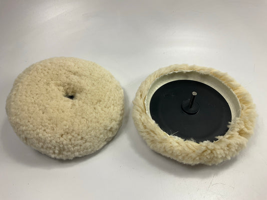 (2) Carquest 21170 100% Wool Tuffer Buffer Wheel, 5.5'' Diameter For Drills