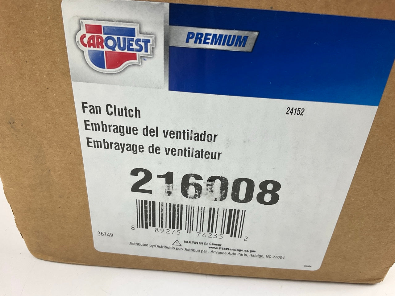 Carquest 216008 Severe Duty Fan Clutch - Standard Rotation
