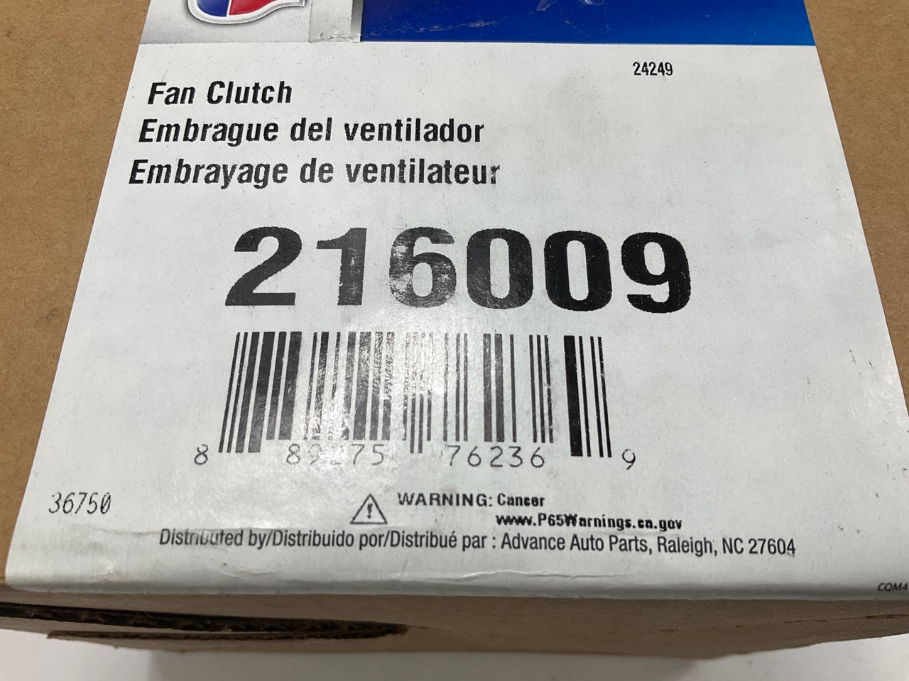Carquest 216009 - Reverse Rotation Engine Cooling Fan Clutch