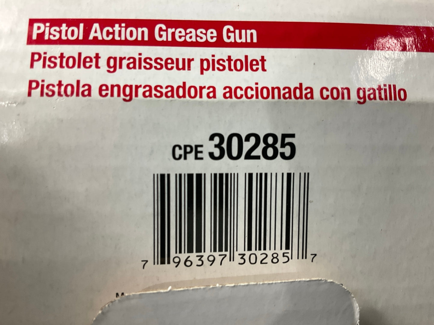 Carquest 30285 Pistol Action Grease Gun