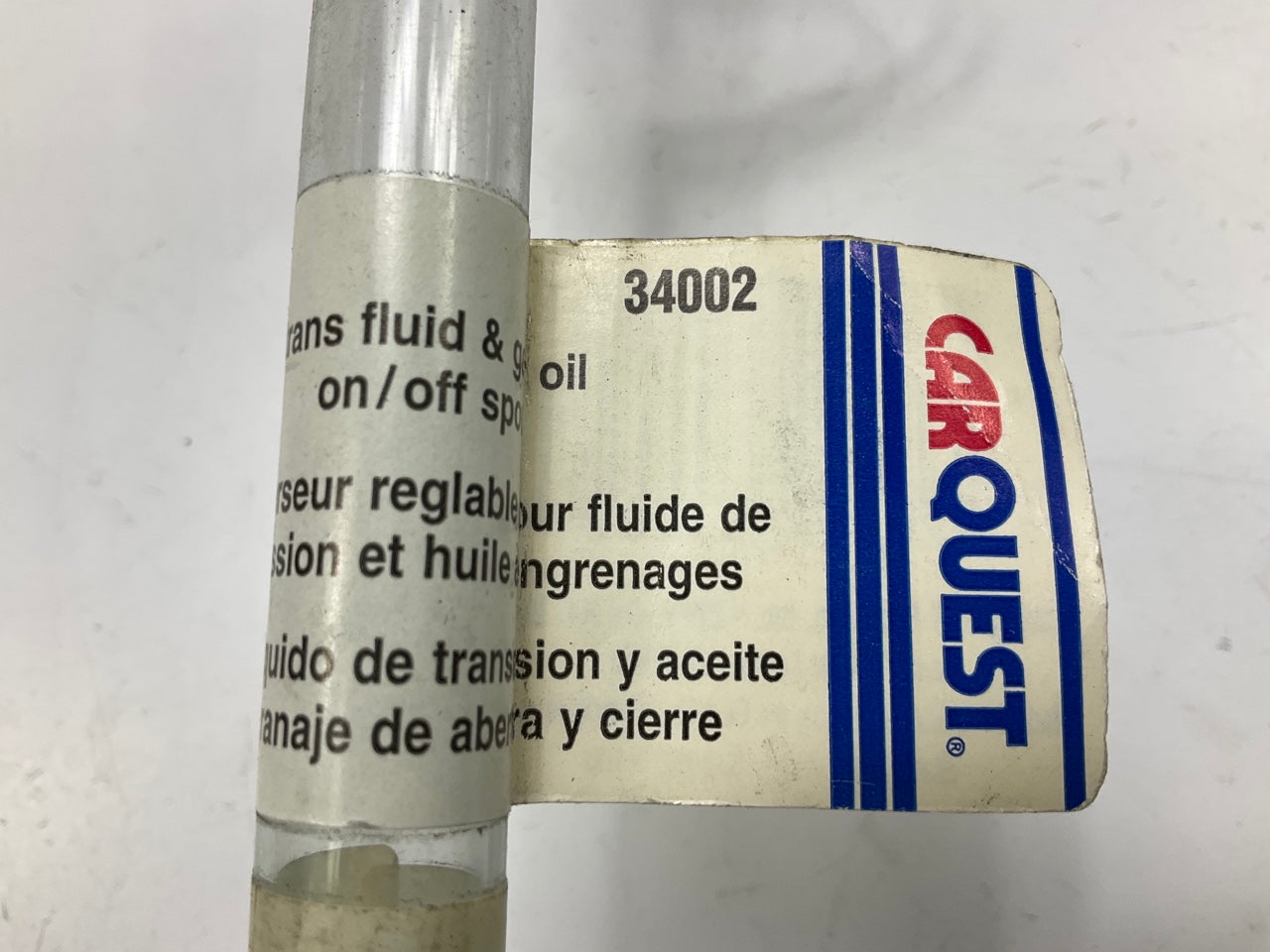 Carquest 34002 Spill Saver Transmission Fluid And Gear Oil Spout, Clear