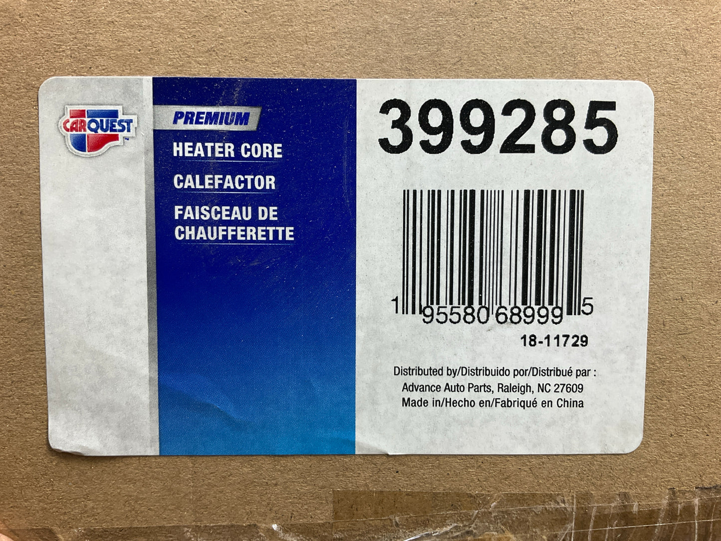 Carquest 399285 HVAC Heater Core For 1999-2003 Lexus RX300