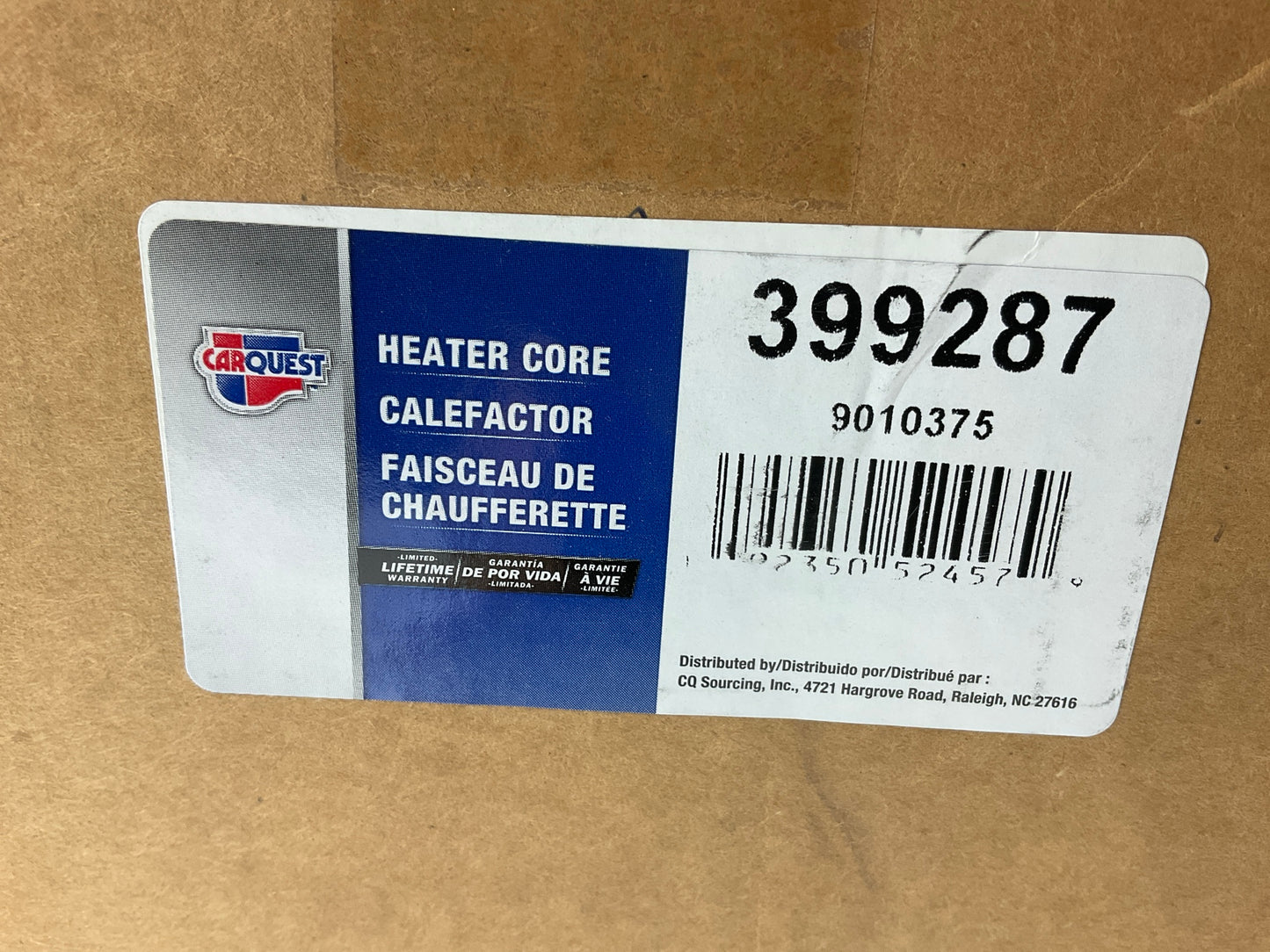 Carquest 399287 Heater Core For 1996-2002 Toyota 4Runner, 2001-2004 Tacoma