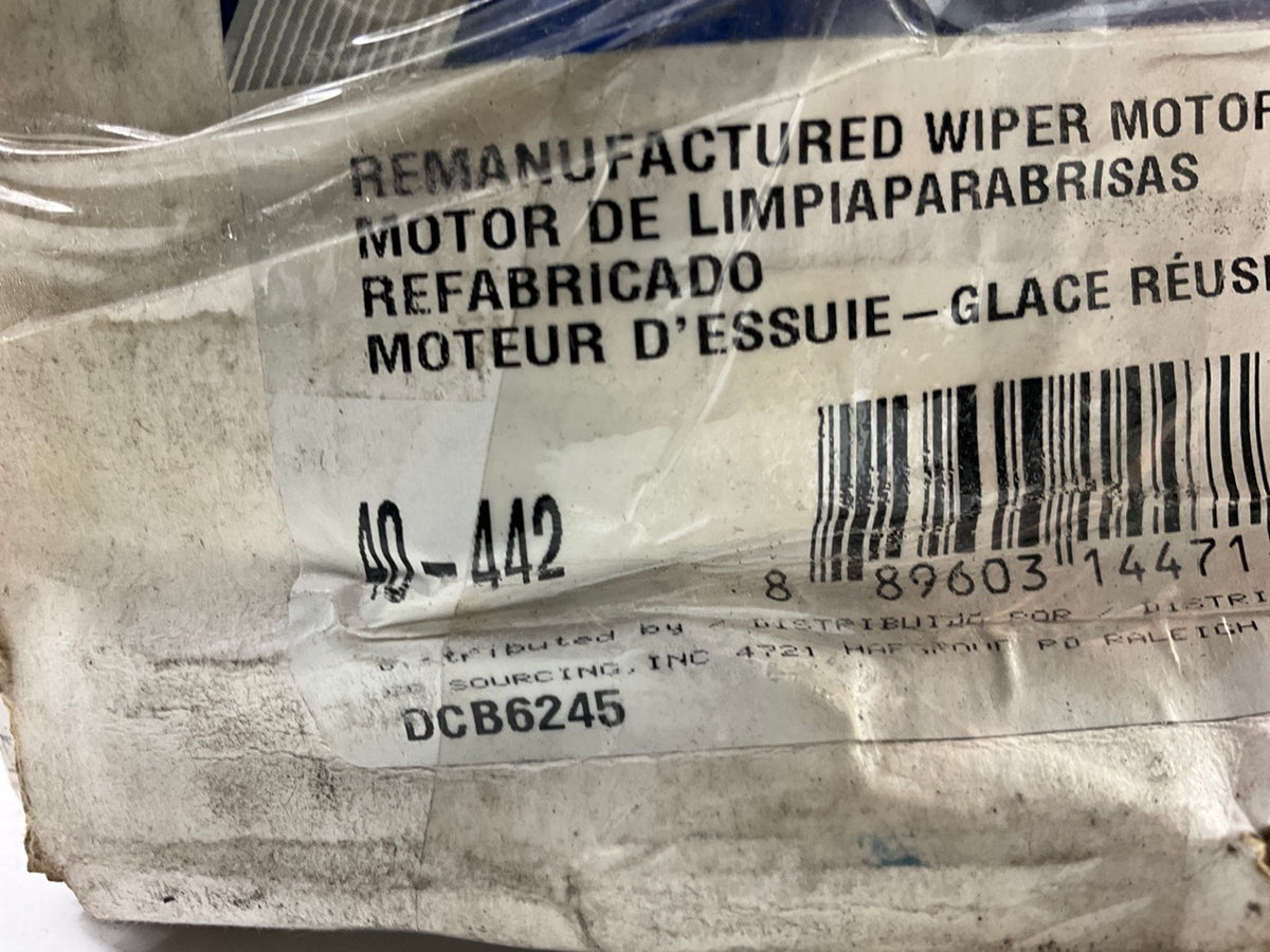 Carquest 40-442 Front Windshield Wiper Motor 1997-2002 TJ, Wrangler