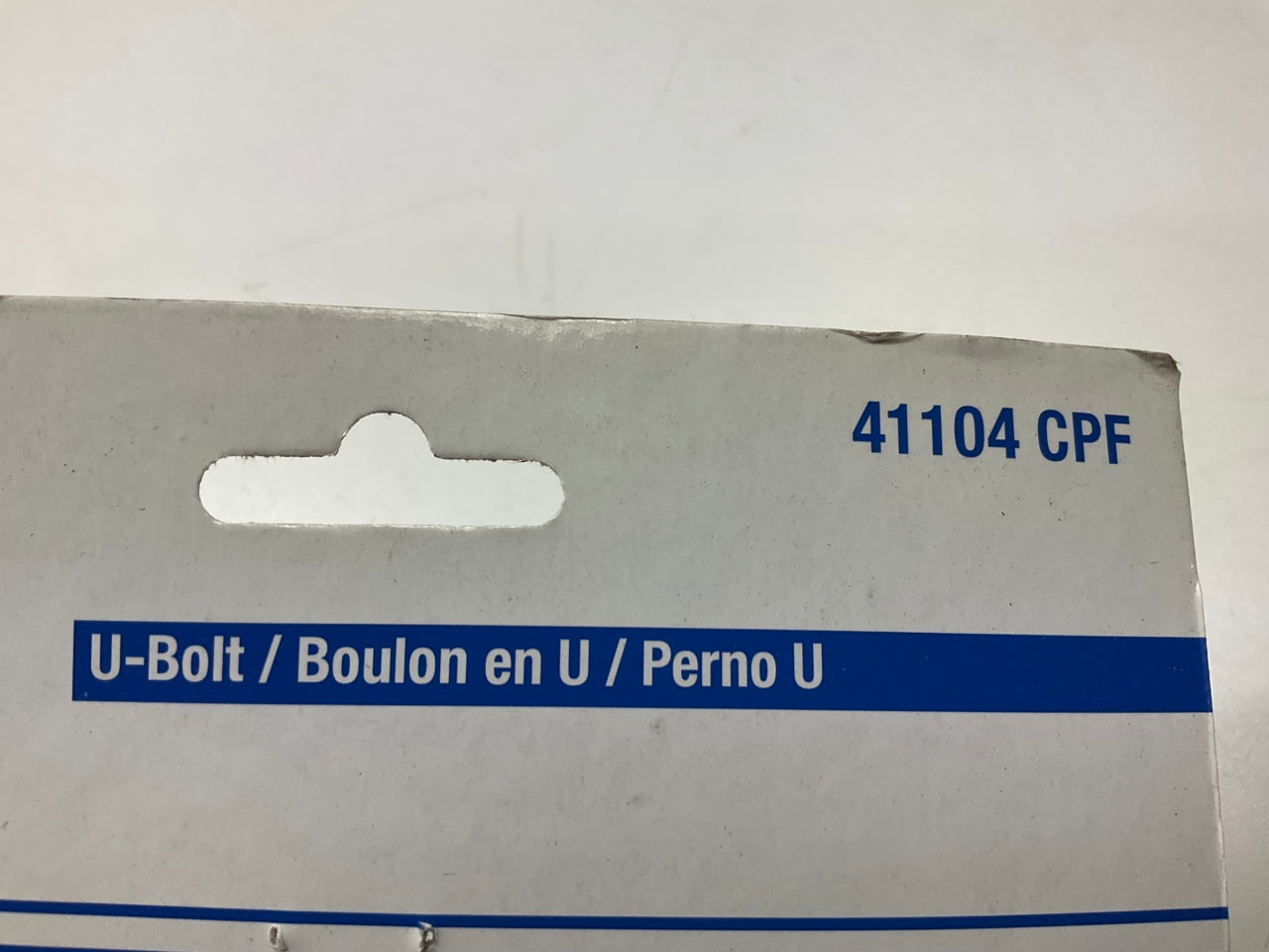 Carquest 41104 U-Bolt - 1/2'' X 3-1/4'' X 9''